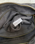 BV SMALL JODIE 48CM GREY SUEDE LEATHER
