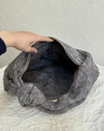 BV SMALL JODIE 48CM GREY SUEDE LEATHER