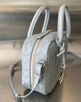 BV GETAWAY SMALL 23CM GREY LAMBSKIN
