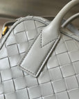 BV GETAWAY SMALL 23CM GREY LAMBSKIN