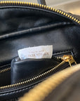 BV GETAWAY SMALL 23CM BLACK LAMBSKIN
