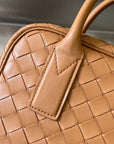 BV GETAWAY SMALL 23CM BROWN LAMBSKIN