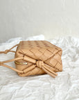 BV LOOP MINI 17CM BEIGE CALFSKIN