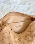 BV LOOP MINI 17CM BEIGE CALFSKIN