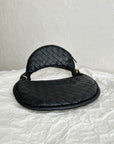 BV MEDIUM GEMELLI 36CM BLACK LAMBSKIN LEATHER