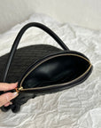 BV MEDIUM GEMELLI 36CM BLACK LAMBSKIN LEATHER