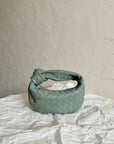 BV MINI JODIE 28CM GREY LAMBSKIN LEATHER