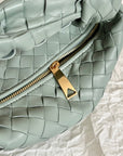 BV MINI JODIE 28CM GREY LAMBSKIN LEATHER