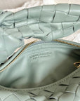 BV MINI JODIE 28CM GREY LAMBSKIN LEATHER