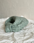 BV MINI JODIE 28CM GREY LAMBSKIN LEATHER