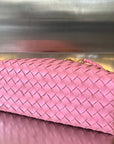 BV MEDIUM ANDIAMO 32CM PINK LAMBSKIN