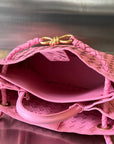 BV MEDIUM ANDIAMO 32CM PINK LAMBSKIN