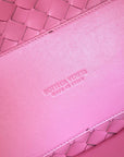 BV MEDIUM ANDIAMO 32CM PINK LAMBSKIN