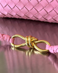 BV MEDIUM ANDIAMO 32CM PINK LAMBSKIN