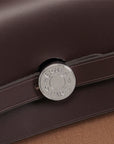 HM HERBAG ZIP 31 BROWN AND CHOCOLATE CANVAS