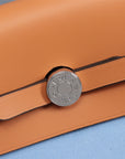 HM HERBAG ZIP 31 SKY AND BRONZE CANVAS