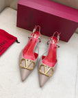 Valentino Slingback Pump 40mm Sheepskin