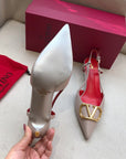 Valentino Slingback Pump 40mm Sheepskin