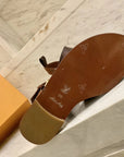 LV Academy Flat Sandal Brown Cowhide