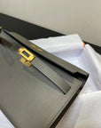 kelly to go wallet 20.5 etain epsom gold hardware