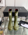 CC Rainboots Dark Green Rubber 204191