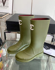 CC Rainboots Dark Green Rubber 204191