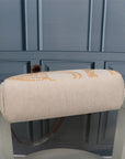 HM HERBAG ZIP 31 CIDER AND CREAM MONOGRAM CANVAS
