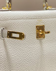 HM Mini Kelly 20cm Cream Togo Leather Gold Hardware