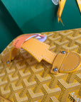MUSE VANITY CASE 20 IN YELLOW GOYARDINE CANVAS