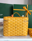 MUSE VANITY CASE 20 IN YELLOW GOYARDINE CANVAS