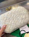KNOT 19 IN WHITE LAMBSKIN