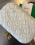 KNOT 19 IN WHITE LAMBSKIN