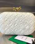 KNOT 19 IN WHITE LAMBSKIN