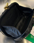 KNOT 19 IN BLACK LAMBSKIN