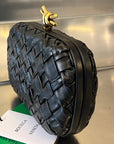 KNOT 19 IN BLACK LAMBSKIN