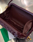 KNOT 20 IN BAROLO LAMBSKIN WITH CHAIN