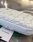 KNOT 20 IN WHITE LAMBSKIN WITH CHAIN