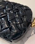 KNOT 20 IN BLACK LAMBSKIN WITH CHAIN
