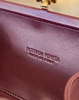 KNOT 19 IN BAROLO LAMBSKIN