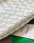 SARDINE 33 WITH CHAIN IN WHITE LAMBSKIN