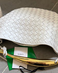 SARDINE 33 WITH CHAIN IN WHITE LAMBSKIN