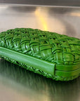 KNOT 19 IN EMERALD GREEN LAMBSKIN