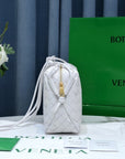 BV LOOP SMALL 23CM WHITE CALFSKIN