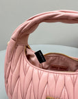 MINI HOBO 20 BAG IN LIGHT PINK LAMBSKIN