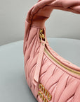 MINI HOBO 20 BAG IN LIGHT PINK LAMBSKIN