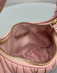 MINI HOBO 20 BAG IN LIGHT PINK LAMBSKIN