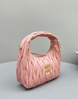 MINI HOBO 20 BAG IN LIGHT PINK LAMBSKIN