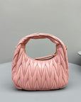 MINI HOBO 20 BAG IN LIGHT PINK LAMBSKIN