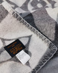 LV Checkmate Blanket Grey White