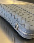 SLIM INTRECCIATO BRIEFCASE 36 GREY CALFSKIN